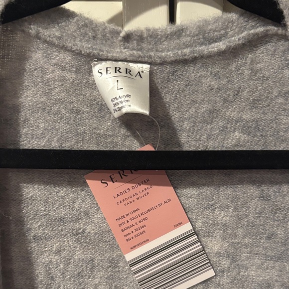 Serra Light Gray Ladies Duster - Picture 2 of 3